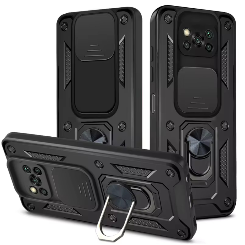 Capa Capinha Armor Poco x3 / X3 Pro - Preta Militar Magnética