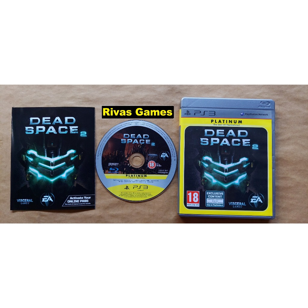 Dead Space 2 Ps3 Playstation 3 Completo Platinum Americano Leia Veja Fotos