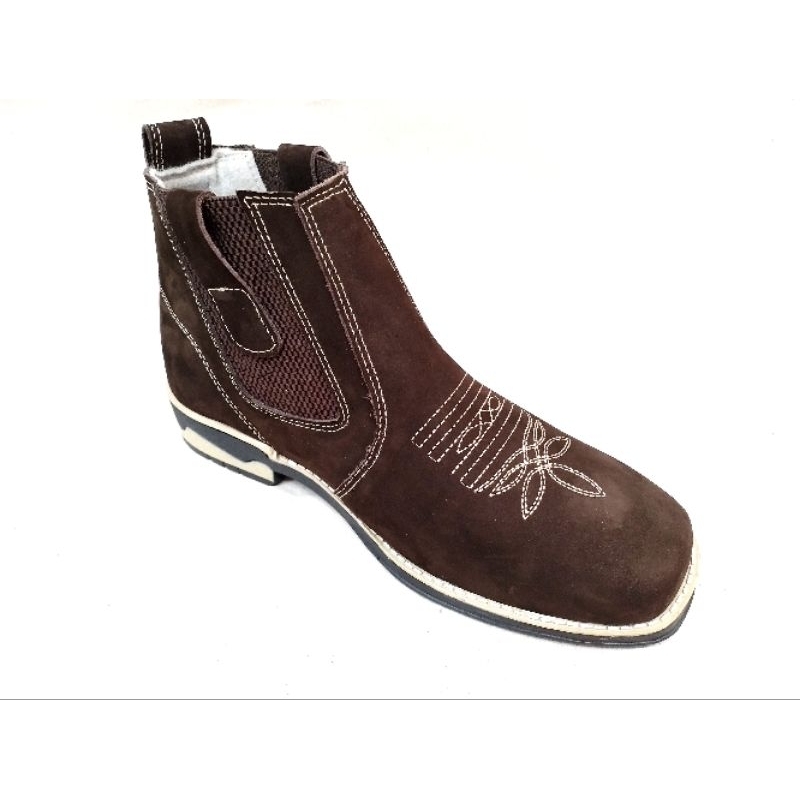 botina texana, rodeio,masculina em couro legítimo | Shopee Brasil