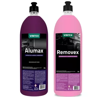 Removex Desengraxante e Alumax Limpador De Alumínio 1,5l Vonixx Vintexx