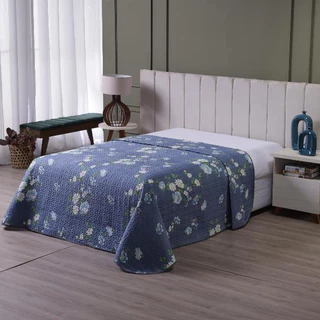 Colcha Cobre Leito Solteiro Estampas sortidas Avulso Slim Face Única Matelado Ultrassônico Com Viés