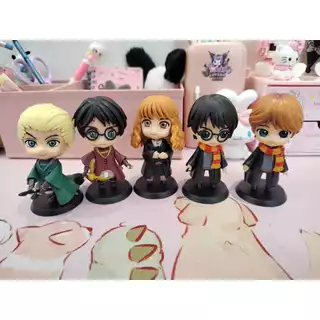 Set Harry Potter - Harry Potter, Harry P. com pomo, Hermione, Ron, Draco