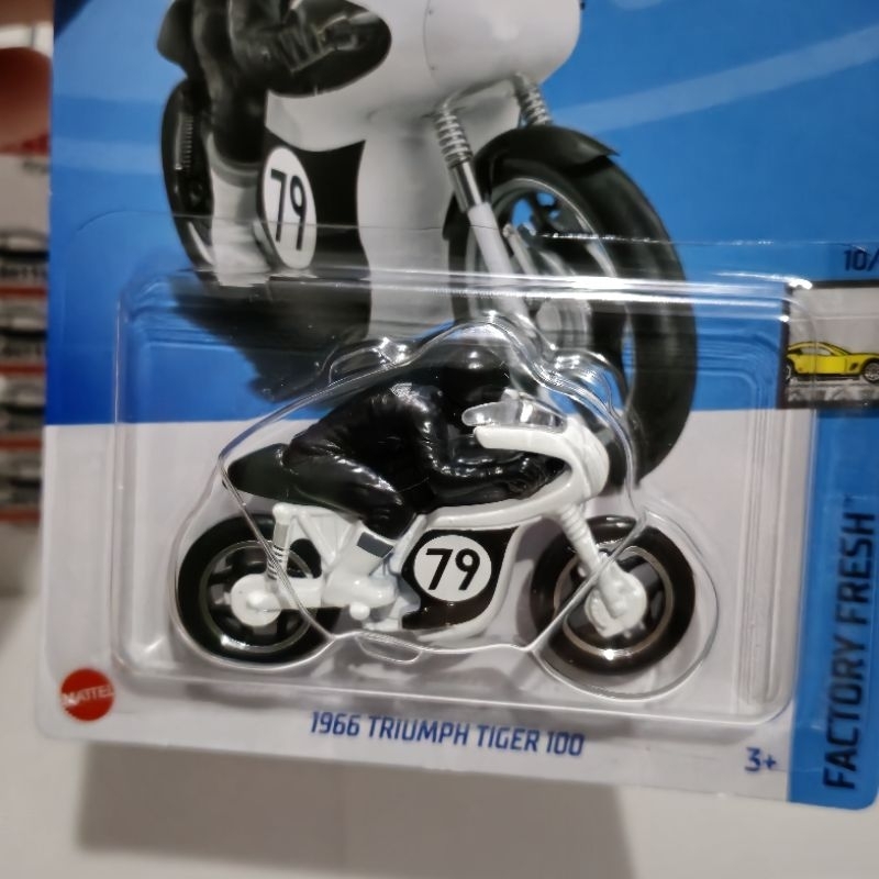 1966 Triumph Tiger 100 Factory Fresh 10/10 Hot Wheels 2024 Lote J