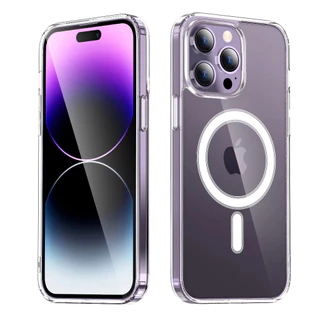 Capa Capinha Para iPhone 7 Plus 8 Plus MagSafe Magnética Transparente Anti Impacto Premium