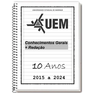 UEM 2024 - Caderno de Provas + Gabarito + Folhas de Redação