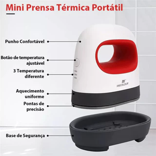 Mini prensa térmica portátil para impressão de camisetas Mecolour