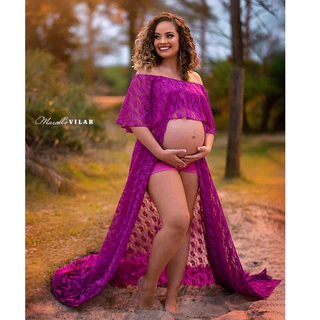 Vestido para ensaio ciganinha em renda