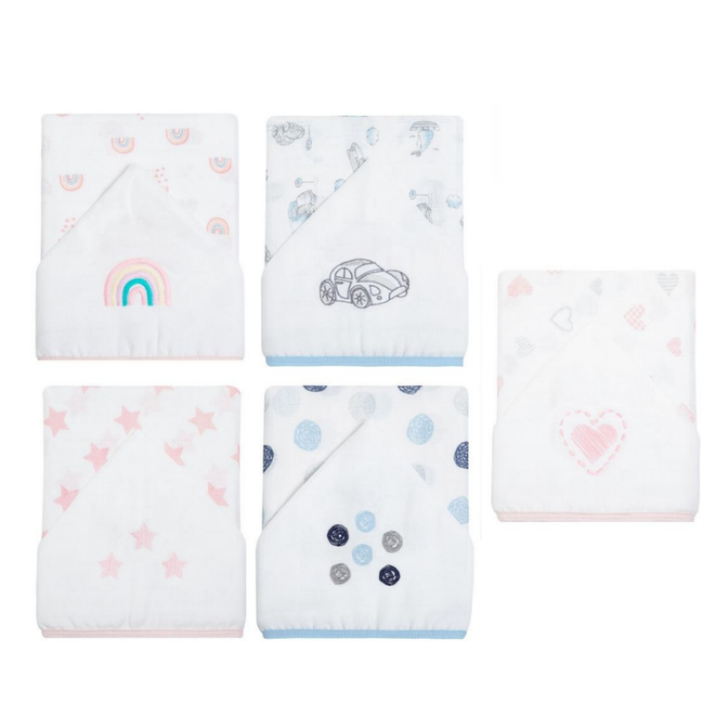 Toalha De Fralda Papi Soft C/ Capuz Bordado 1,10 M X 90 Cm 1 Camada FINA Contem 01 Unidade