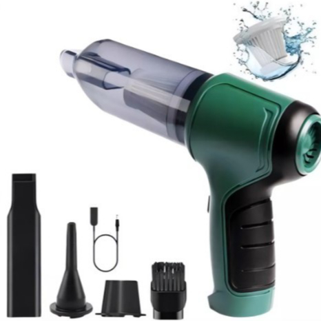 Aspirador de Pó Portátil para Carro 3 em 1 - Sucção Forte 9000Pa Sem Fio LOJA TX