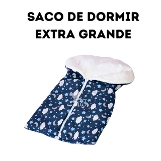 saco de bebe extra grande EXG porta bebe com ziper quentinho e macio