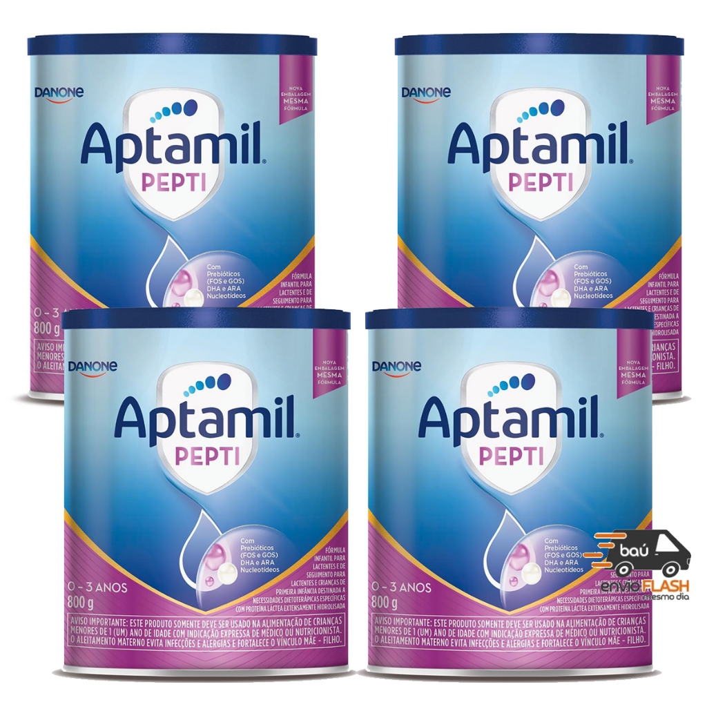 Kit 4x Aptamil Pepti Proexpert 800g - Fórmula Infantil Hipoalergênica ...