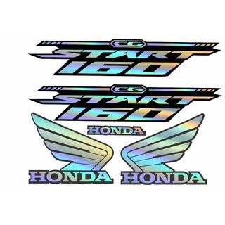 Adesivos Kit Start 160/150 Holográfico - CG Honda | Shopee Brasil
