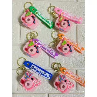 Kit 12 Pç Chaveiro Camera De Ponto Clássico Mochila Pingente Casal Carro Brinquedo Infantil Presente Novidade