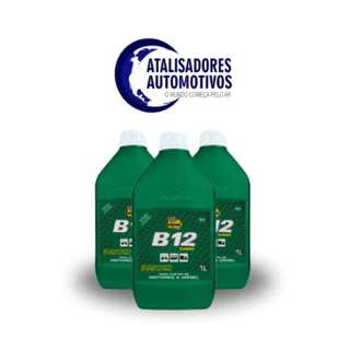 KIT 3 UNIDADES Aditivo de Óleo de Motor B12 TURBO PARA VEÍCULOS DIESEL- Bardahl