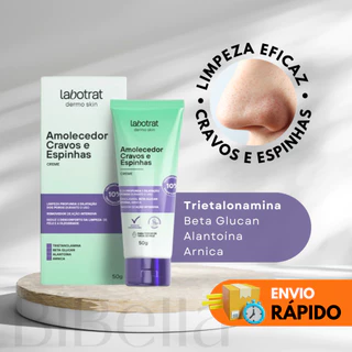 Amolecedor de Cravos e Espinhas Labotrat 50g - Tratamento da Acne - Removedor de Cravos