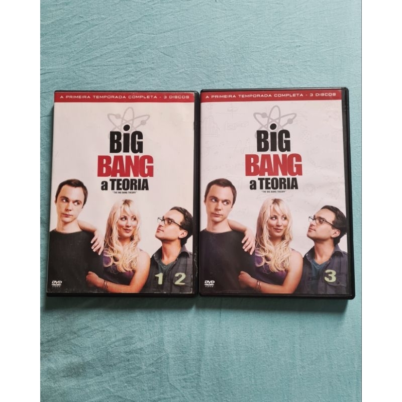 Dvd original Big Bang A Teoria Primeira Temporada Completa 3 Discos ...