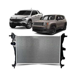 Radiador Eurus Fiat Toro Jeep Renegade 2.0 2016 2017 2018 2019
