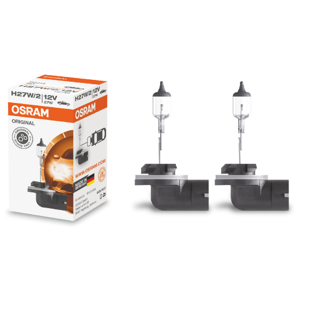 Par Lampada Osram Farol Milha Neblina H27 H27W/2 27W 12V Original Line 881 PGJ13 2 Unidades 3200K