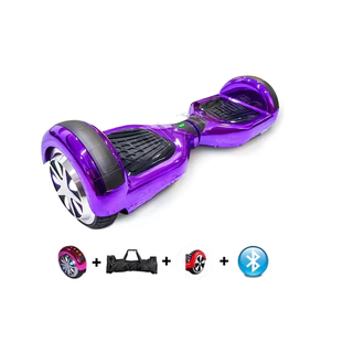 Hoverboard Skate Elétrico 6.5 Led Colorido Na Roda Com Bolsa
