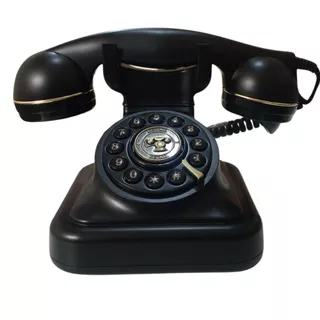 Telefone Fixo Antigo Com Fio Vintage