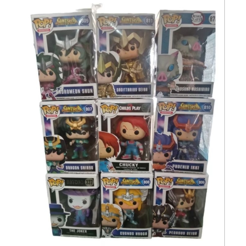 Boneco Pop Anime Heróis Figuras De Ação