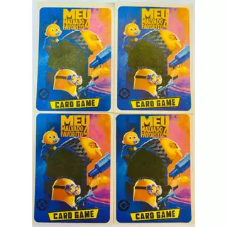 3200 cards Meu Malvado Favorito 4 = 800 pacotes fechados