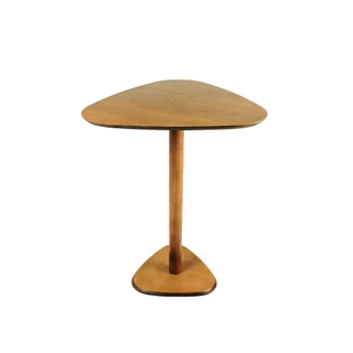 Mesa Monopé Paleta De Madeira para Sala 48x50cm / Altura 63 cm