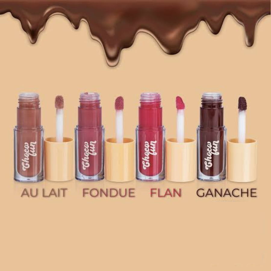 Tint Cream Gloss Laqueado Choco Fun Collection com Cheirinho de Chocolate - Fenzza choco fun