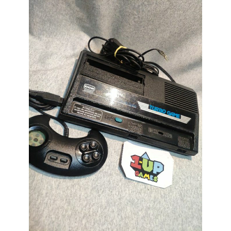 videogame antigo turbogame cce vg-9000t funcionando. controle funciona mas está sem o direcional. no av não pegou, só rf