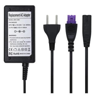 Fonte Para Impressora Hp Deskjet 22v 455ma Plug Roxo