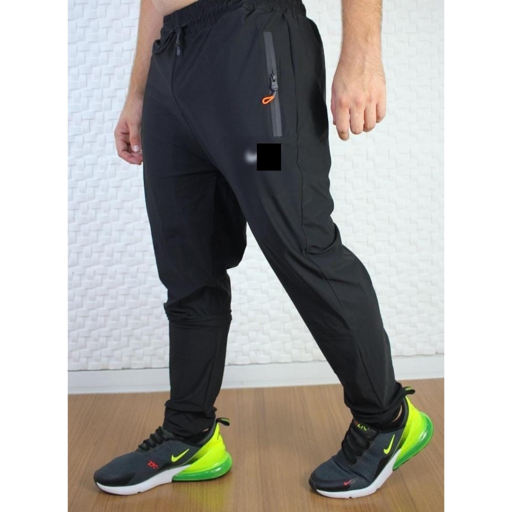 Calças Dry Fit importadas unisex, ideal para praticar exercícios.