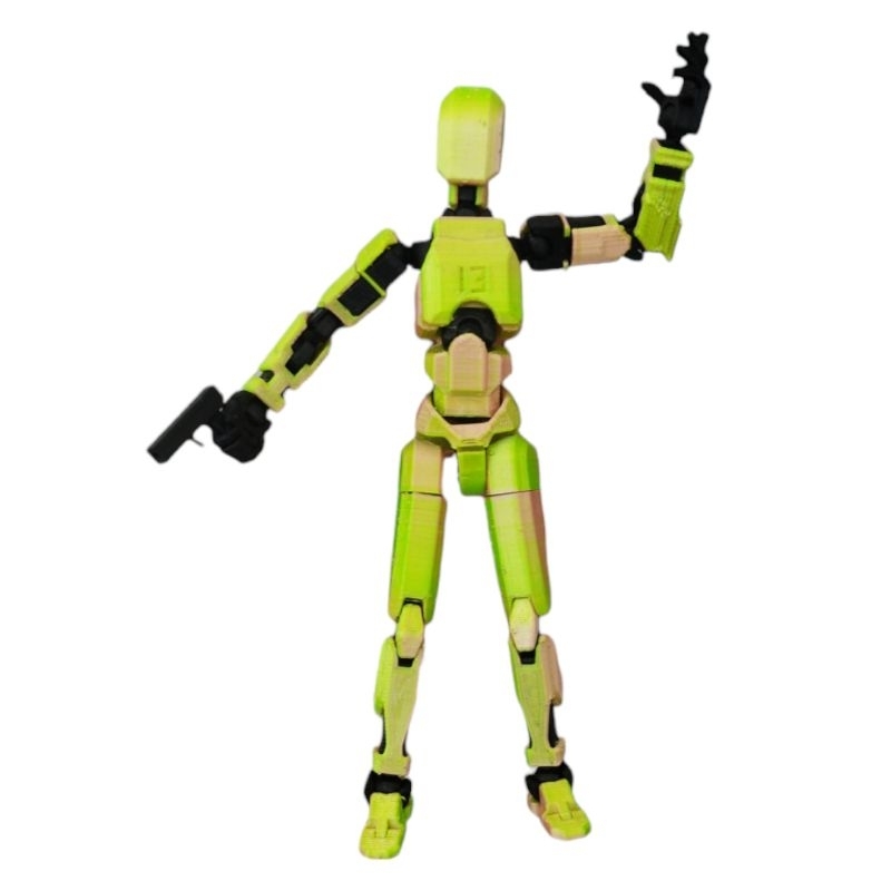 Boneco Robô Mini Manequim Muda Forma Articulado Dummy 13 Brinquedo ...