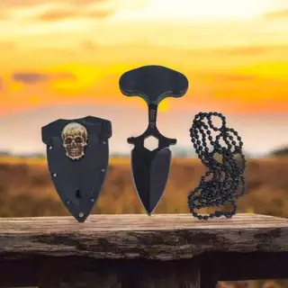 Mini pingente de faça de caveira