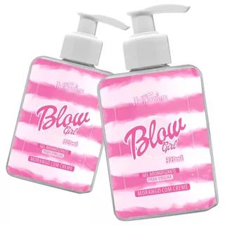 Blow Girl Gel Creme Hidratante Para Virilha Beijável Sabor Morango Com Creme Hot Flowers em Oferta na Shopee
