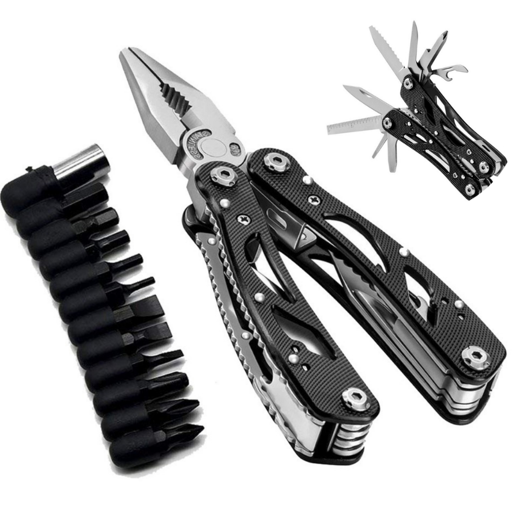 Alicate Canivete Multifuncional 13 Ferramentas + estojo Nylon | Shopee ...