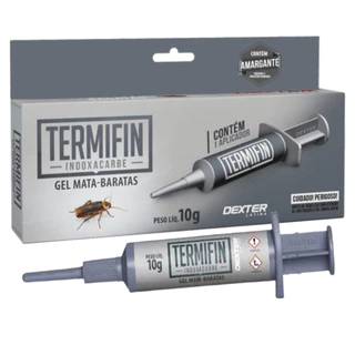 Gel Mata Barata-TERMIFIN - Atrai e Mata Muito! - Seringa 10g.