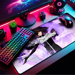 Mouse Pad Gamer Premium Extra Grande 90x40cm Borda Costurada Diversas Estampas Anime Ceifeiros