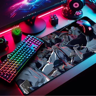 Mouse Pad Gamer Premium Extra Grande 90x55cm Borda Costurada Diversas Estampas Anime Ceifeiros