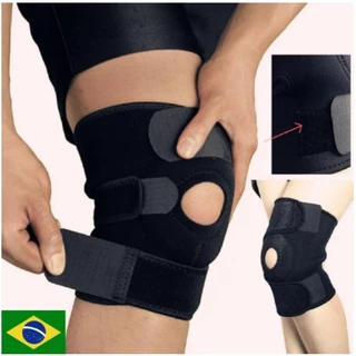 Joelheira Compressão Ortopedica Articulada Apoio Reforçado - Abcshop em Oferta na Shopee