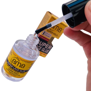Cola BMB Super Lace Glue 15ml Para Perucas Lace Front E Prótese Capilar + Pincel Para Aplicar