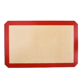 Tapete Menor Antiaderente Silicone Fibra De Vidro Culinário Para Bolo De Massa Óleo E Panelas Cozinhar