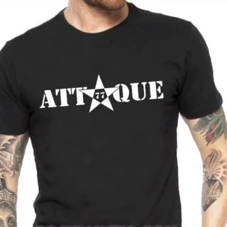 Banda Attaque 77 Camiseta Unissex tradicional Masculina e feminino unissex 100% algodao