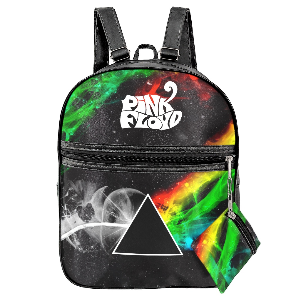 Mochila Bolsinho Estampada Banda Rock PinkFloyd Shopee Brasil