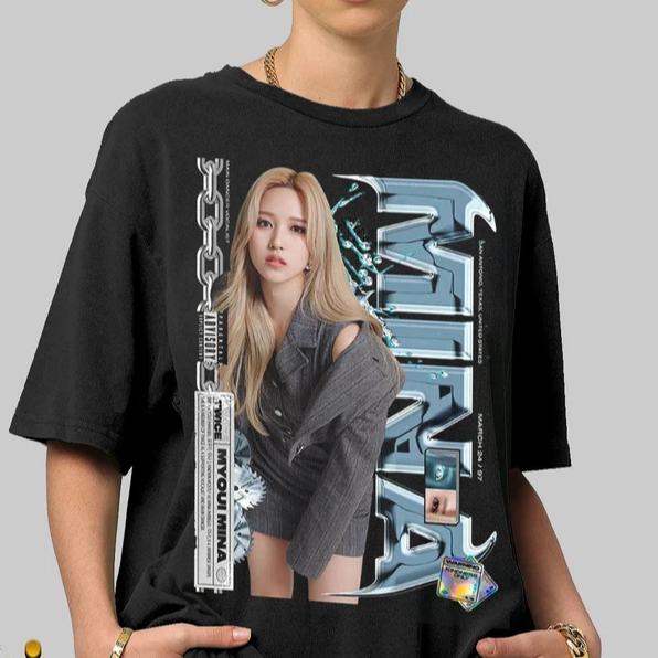 Camiseta T-shirt Unissex Mina Kpop Grupo Twice | Shopee Brasil