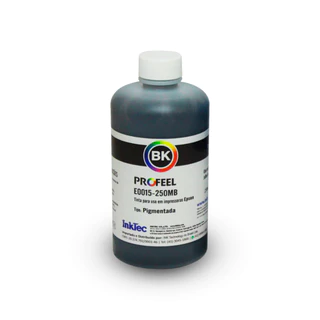 Tinta Pigmentada Inktec E0015 P/ E.pson | 250ml | Cor: Black