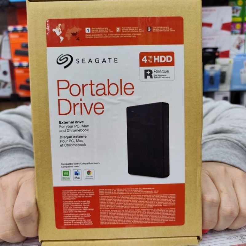 HD Externo Seagate Expansion, 4TB, USB, Preto Envio Imediato | Shopee ...