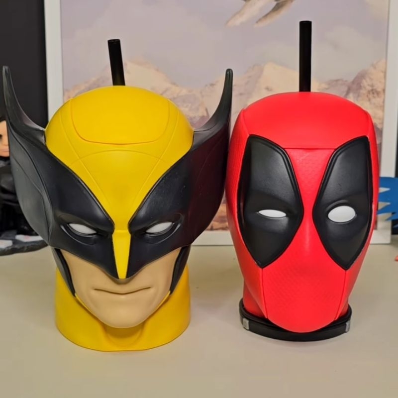 Copo deadpool e wolverine cinemark filme marvel escorrega o pre o
