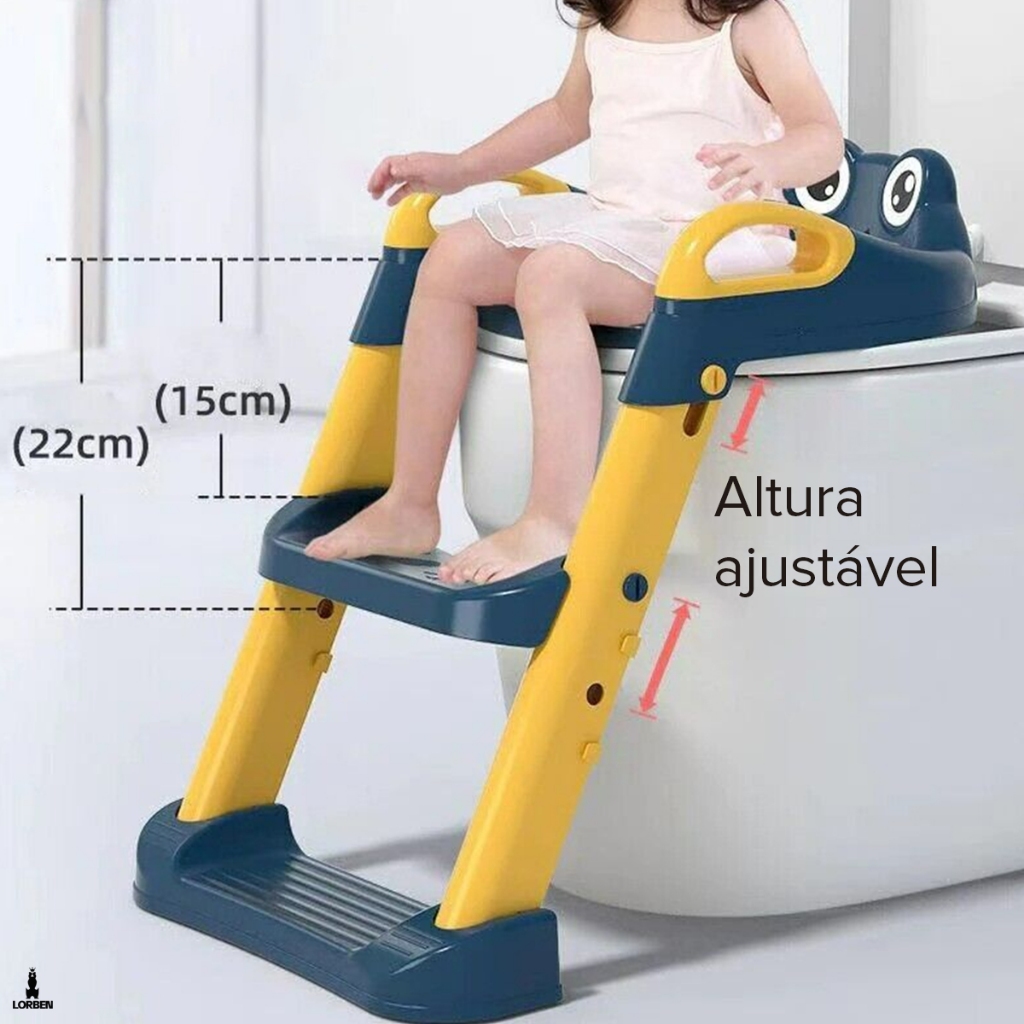 Assento Redutor Escadinha Infantil Lorben para Vaso Sanitário | Shopee ...