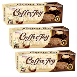 3 Biscoito De Cafe Coffee Joy 78g - Importado Da Indonésia