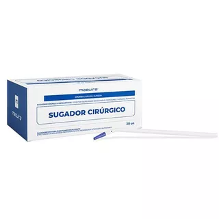 Sugador Cirurgico Plastico Descartavel 20un - Maquira